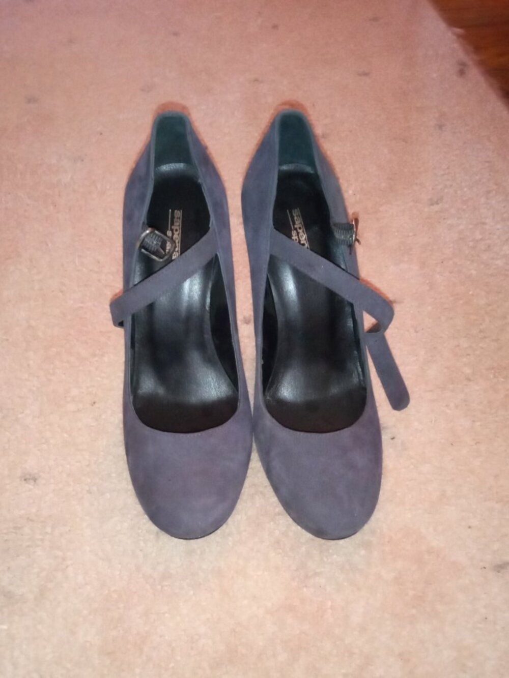 Sapena Blue Suede Pumps